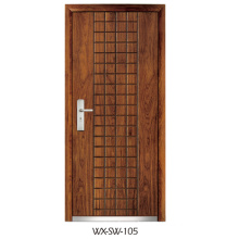 Expert Supplier Steel Wooden Door (WX-SW-105)